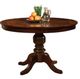 Furniture of America® Carlisle Brown Cherry Round Dining Table-0