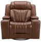 Liberty Furniture Caswell Nature Chestnut Leather Power Recliner-3