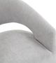 Furniture of America® Tresa Light Gray Arm Chair with Casters-5
