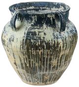 Antique White-Blue Drip