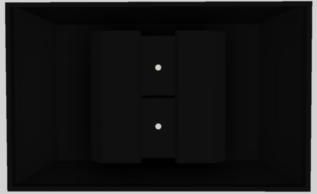 Vent-A-Hood® 48" Black Euro-Style Island Range Hood-2