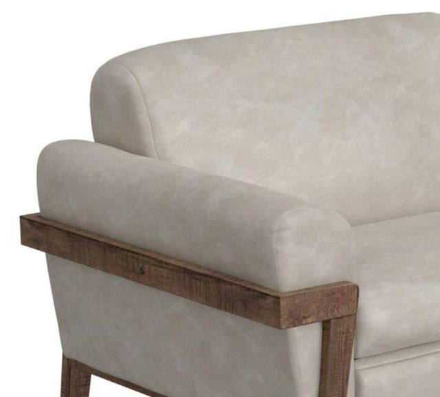 International Furniture Direct Loft Ivory/Brown Accent Chair-3