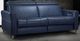 Via Furniture Oslo Blue Condo Sofa with Adjustable Headrest-0