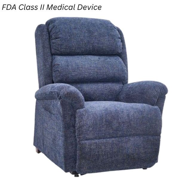 UltraComfort™ Polaris Midnight Large Power Lift Recliner with 4 Motor Heat and Vibrating Massage-0