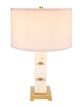A & B Home Gold/White Marble Cube Table Lamp-2
