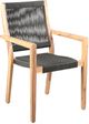 Armen Living Madsen Outdoor Charcoal Dining Chairs-0