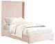 Furniture of America® Cadwell Pink Twin Panel Bed-0