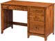 Archbold Furniture Customizable 4-Drawer Flush Top Desk-0