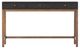 Four Hands Fiona Black Raffia Desk-1