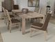 International Furniture Direct Balam Stained White Dining Table-1