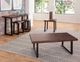 Steve Silver Co. Jennings Cherry End Table with Ebony Base-1