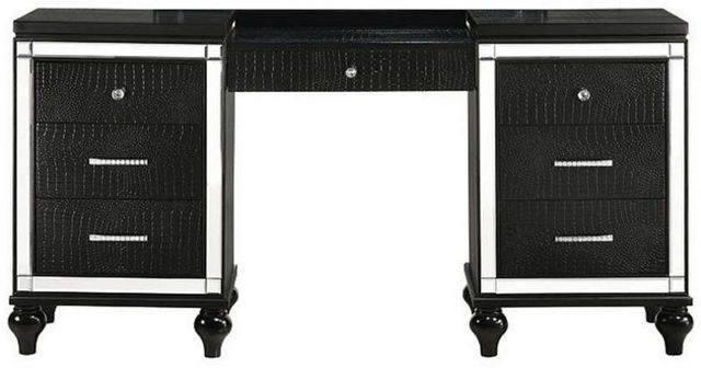 New Classic® Home Furnishings Valentino Black Dressing Table-0
