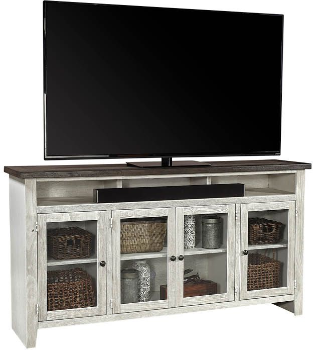 Aspenhome® Eastport Drifted White Highboy Console-0