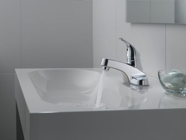 Peerless Core Chrome 5" Single Handle Bathroom Faucet-3