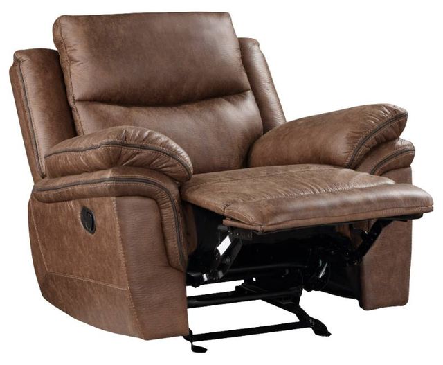 New Classic® Home Furnishings Ryland Brown Manual Glider Recliner-3
