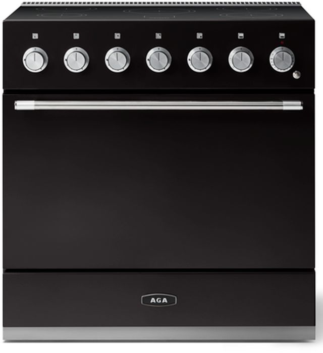 AGA™ Mercury 36" Matte Black Pro Style Induction Range-0