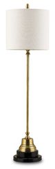 Currey & Company Messenger Brass Table Lamp-0