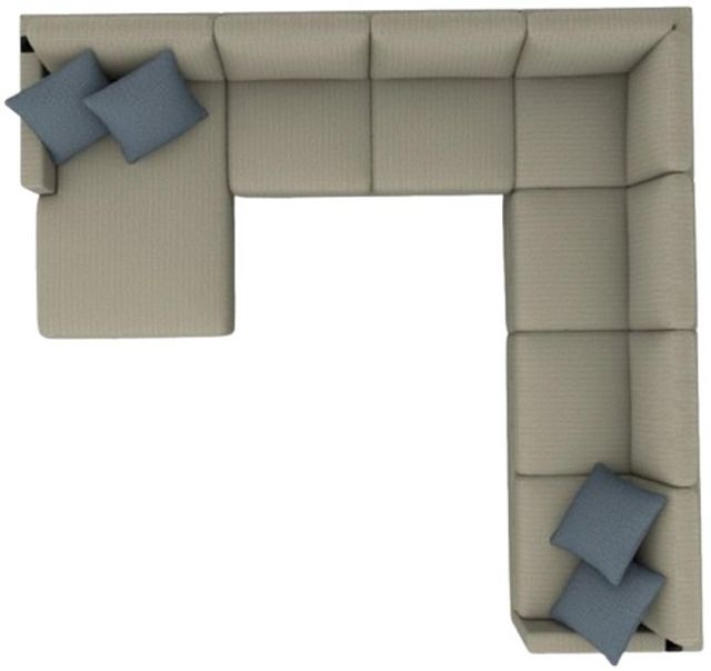 Best® Home Furnishings Customizable Trafton 5-Piece Left-Arm Facing Sectional and Chaise with Espresso Legs-2