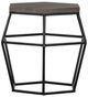 VIG Furniture Modrest Tartan Black/Dark Gray End Table-0