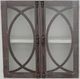 Vintage Furniture Fish Console with Glass-1