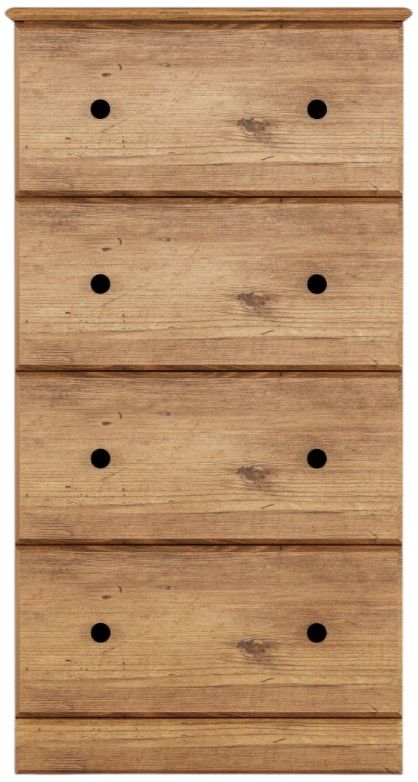 Perdue Woodworks 12,000 Essential Brown 23" 4-Drawer Chest-1
