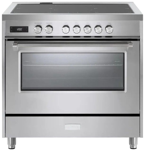 Verona® Ultima 36" Stainless Steel Pro Style Induction Range-0