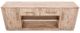International Furniture Direct Balam Stained White 80" TV Stand-4