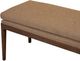 Modus Furniture Carlisle Pecan Pie Upholstered Dining Bench-4