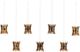 Currey & Company Alsop Black/Brown Rectangular Multi-Drop Pendant Lighting-0