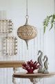 A & B Home Natural/White Organic Elements Vintage Glamour Chandelier-4