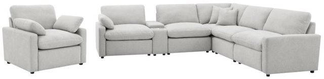 Coaster® Collins 6-Piece Gray Modular Power Reclining Sectional-4