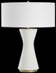 Uttermost® Ridgeline Matte White Table Lamp-0