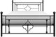 Homelegance® Morris Black Full Metal Rod Platform Bed-2