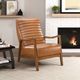 Homelegance® Rupert Matt brown Accent Chair-1