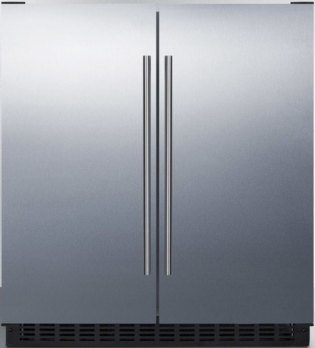 Summit® 5.4 Cu. Ft. Stainless Steel Under the Counter Refrigerator-0