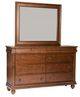 Liberty Furniture Rustic Traditions Rustic Cherry Dresser and Mirror-0