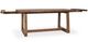 Classic Home Lyra Smoke Brown 80-110" Extendable Dining Table-4
