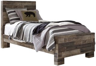 Benchcraft® Derekson Multi Gray Youth Twin Panel Bed