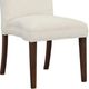 Fairfield® Customizable Entree Dining Camel Tall Back Armless Stack Chair with Tobacco Legs-2