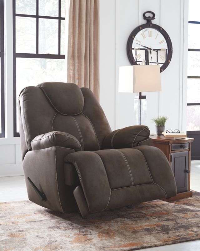 Signature Design by Ashley® Warrior Fortress Coffee Manual Rocker Recliner-3