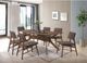 Elements International Razor Walnut Standard Height Side Chair-2