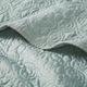 Olliix by Madison Park Quebec Seafoam Oversized Quilted Throw-2