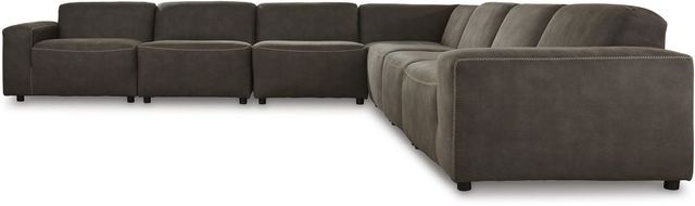 Signature Design by Ashley® Allena 5-Piece Gunmetal Sectional-0
