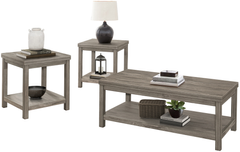 Homelegance® Bainbridge 3-Piece Weathered Gray Occasional Set