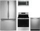 GE® 4 Piece Stainless Steel Electric Kitchen Package-0