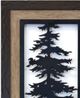 Stylecraft Cypress II Black/Brown/White Wall Art -1