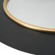 A & B Home Black/Gold Mirror with LEDLight-1