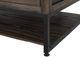 International Furniture Direct Dark Mita Black Cocktail Table-4
