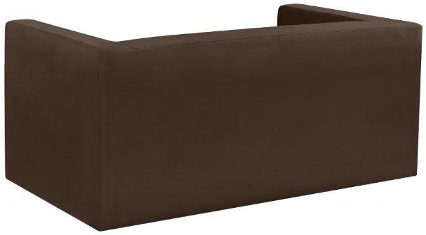 Meridian Furniture Henson Brown Velvet Loveseat-3