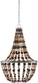 Currey & Company Osterley Black/Natural Chandelier-2